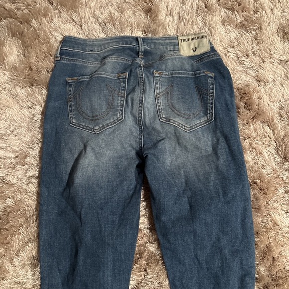 True Religion Women's Skinny Jeans Blue - Picture 5 of 6